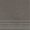 Ступень Klinker Graphite GNR12030432-GM серый темный граниль 1200х300х9,5 (4/1,44/51,84) : Миниатюра 1
