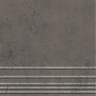 Ступень Klinker Graphite GNR12030432-GM серый темный граниль 1200х300х9,5 (4/1,44/51,84) : Миниатюра 1