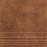 Ступень Klinker Terrakota GNR12030430-GM коричневый темный граниль 1200х300х9,5 (4/1,44/51,84) : Миниатюра 1